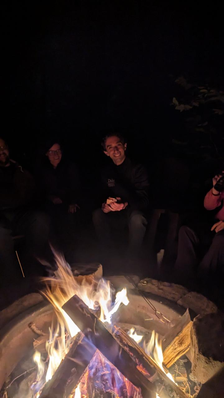 Bonfire at Lab Retreat, 2023